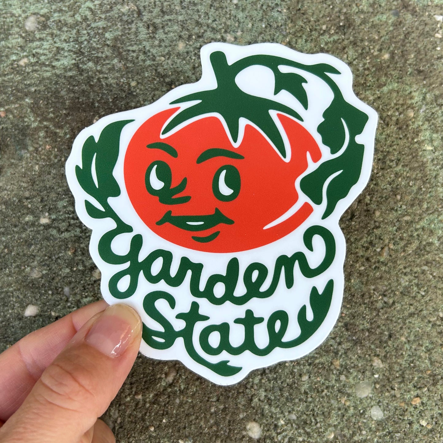 NJ New Jersey Garden State Vinyl Decal