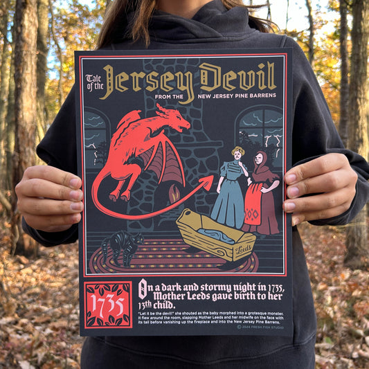 NJ Birth of the Jersey Devil Print / Poster