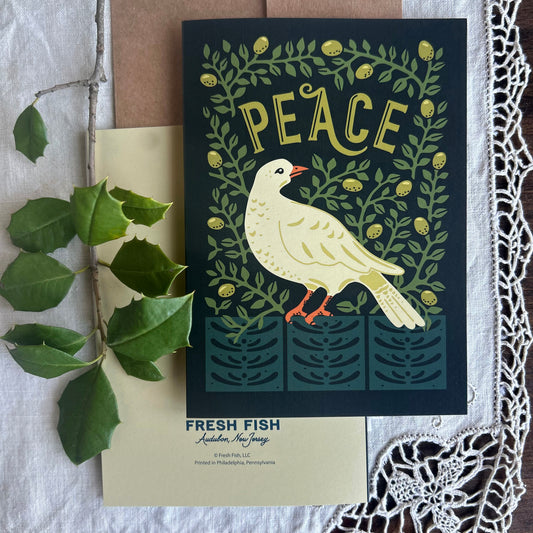 Greeting Card Featuring Peace Dove