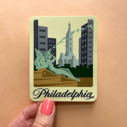 Philadelphia Logan Square Vinyl Decal