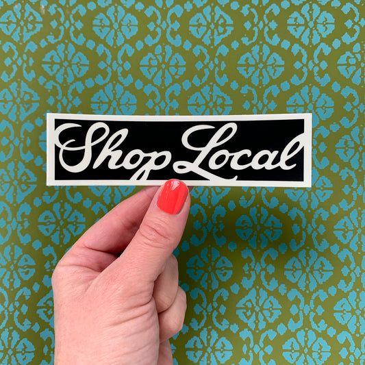 Shop Local Vinyl Decal