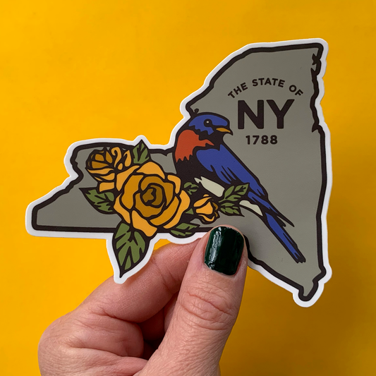 State of New York Vinyl Decal