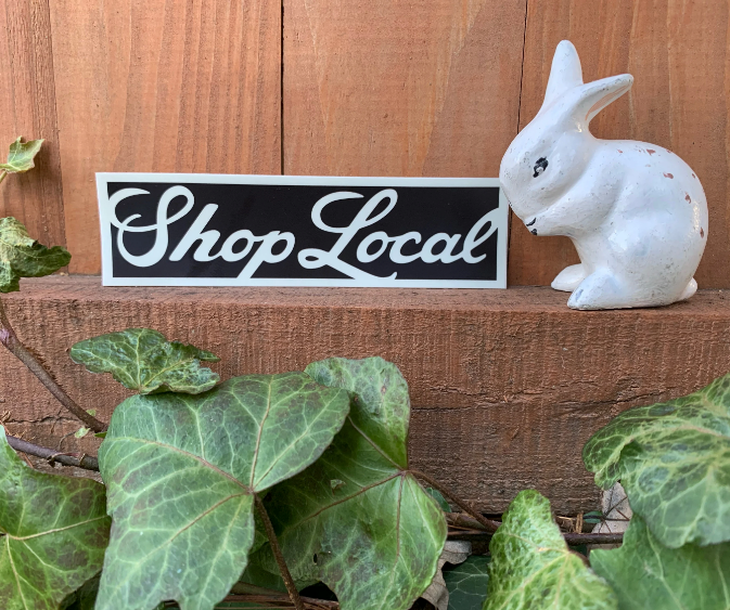 Shop Local Vinyl Decal