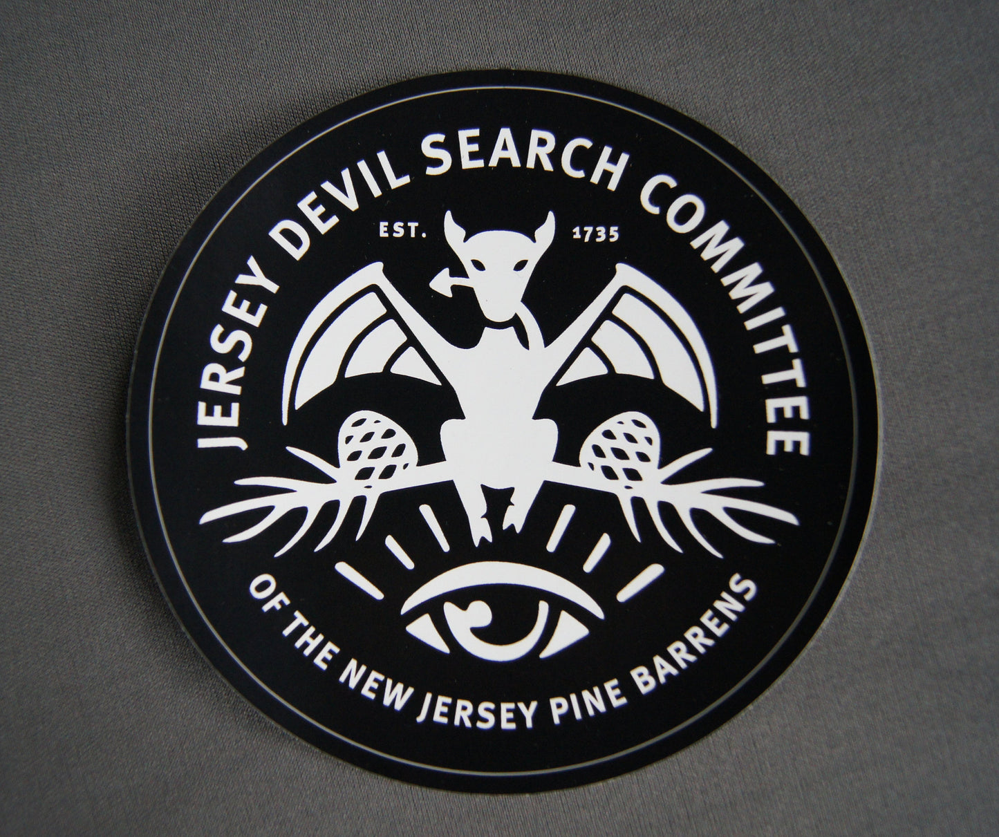 NJ Jersey Devil Search Committee Vinyl Decal