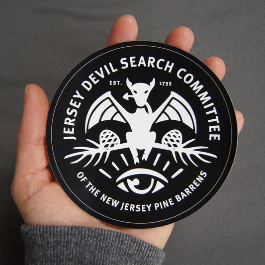 NJ Jersey Devil Search Committee Vinyl Decal