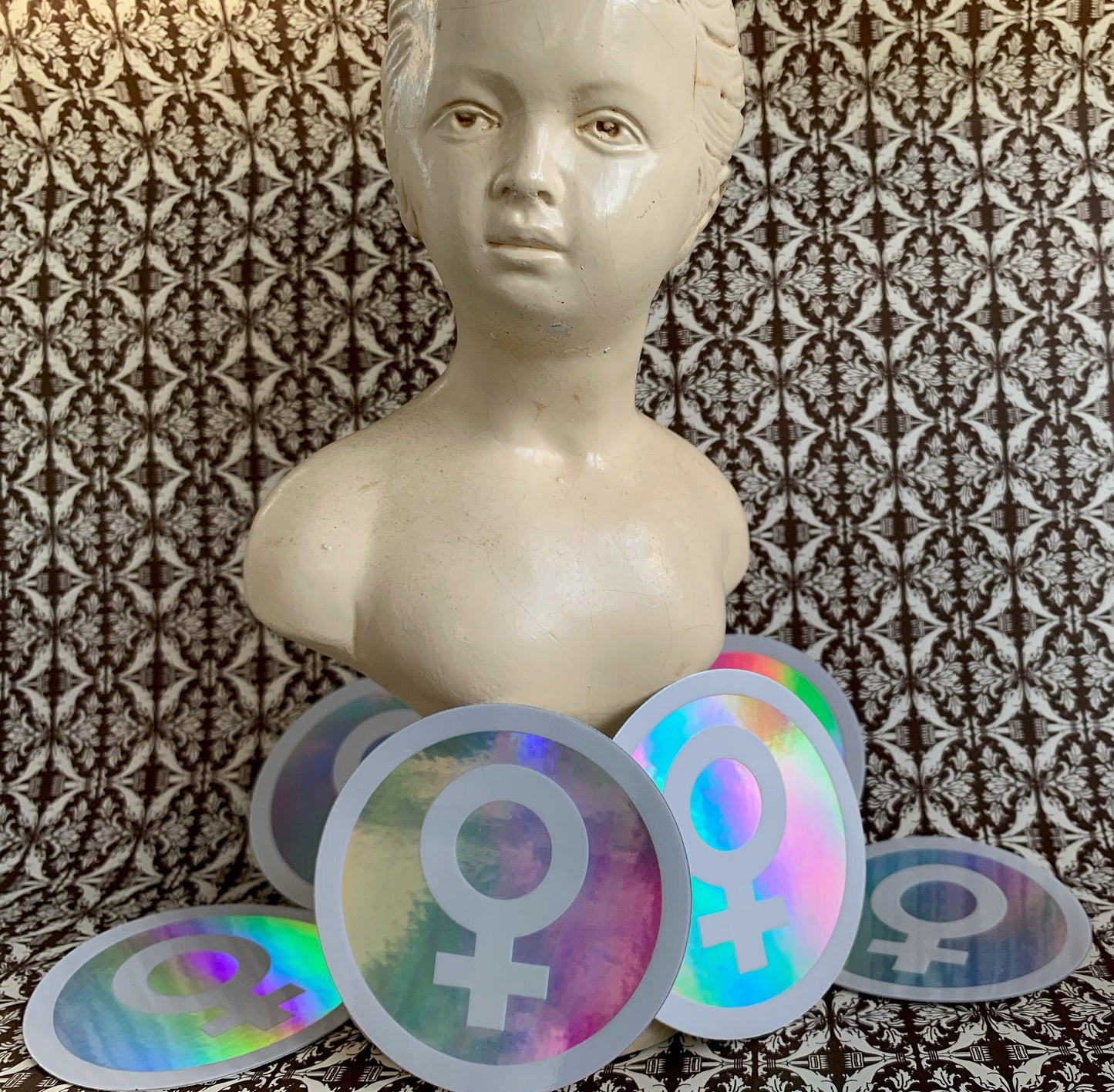 Feminist Holographic Vinyl Decal