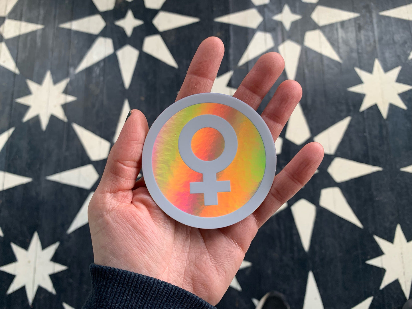 Feminist Holographic Vinyl Decal