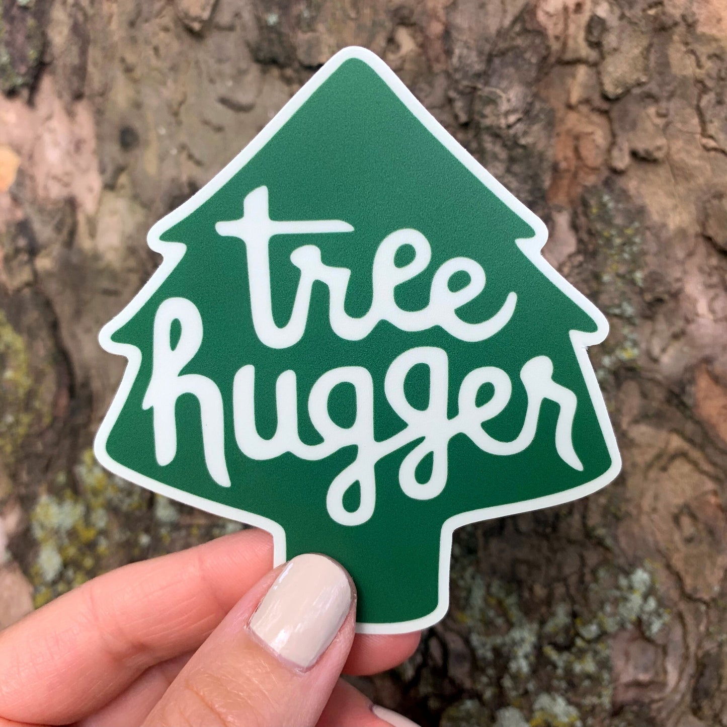 Environmentalism Tree Hugger Vinyl Decal