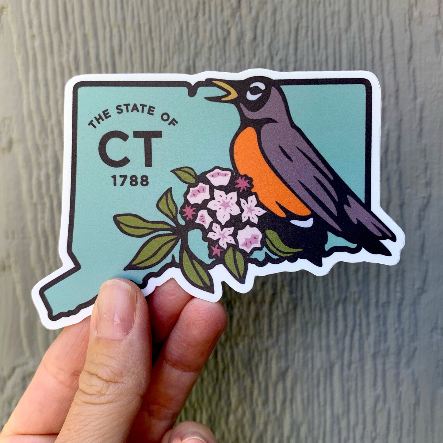 State of Connecticut Vinyl Decal