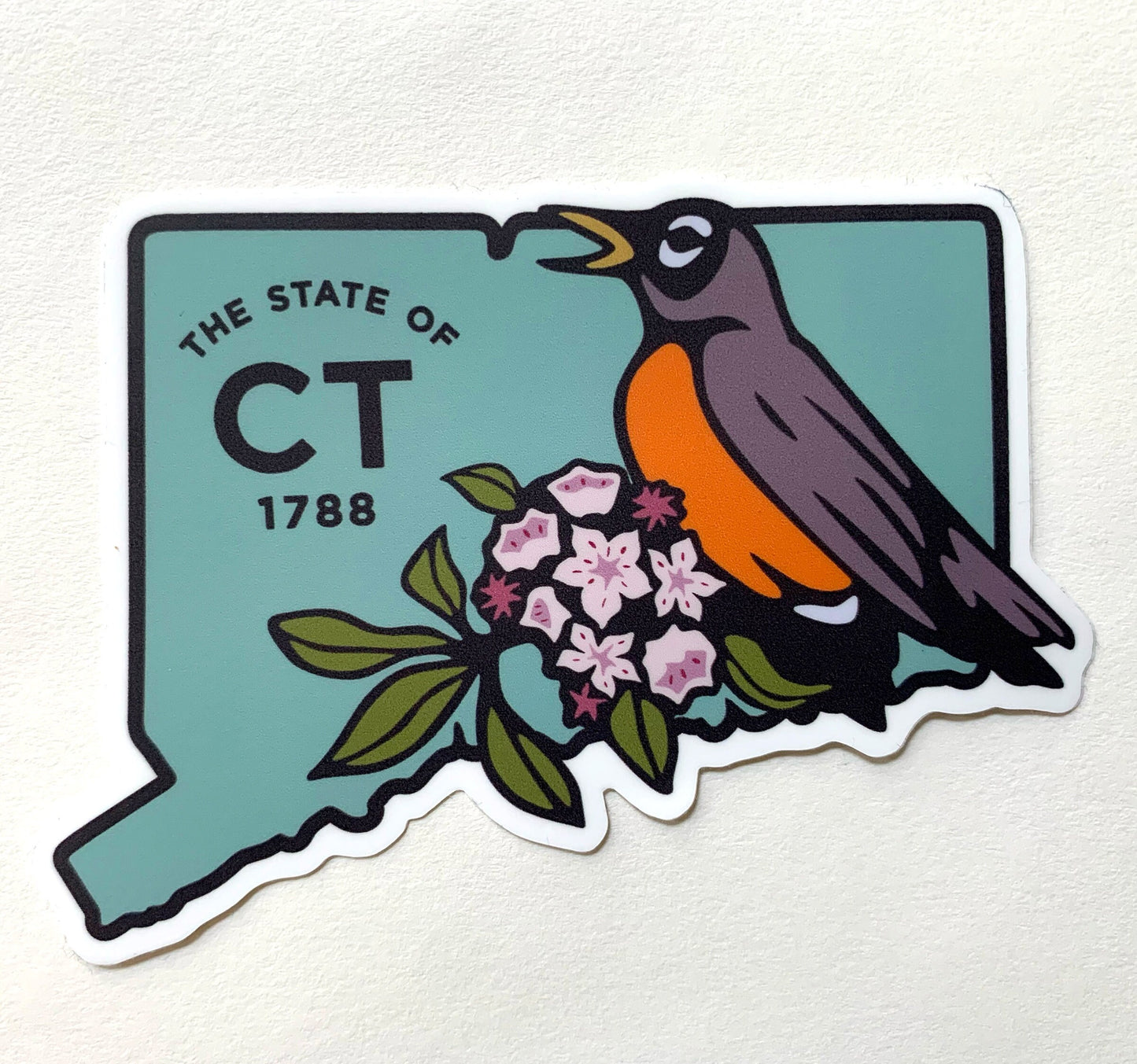 State of Connecticut Vinyl Decal