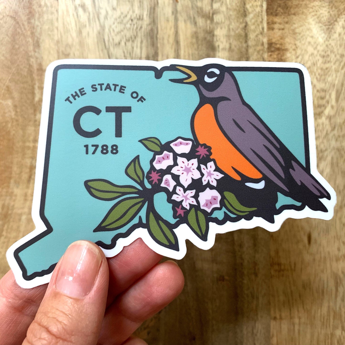 State of Connecticut Vinyl Decal