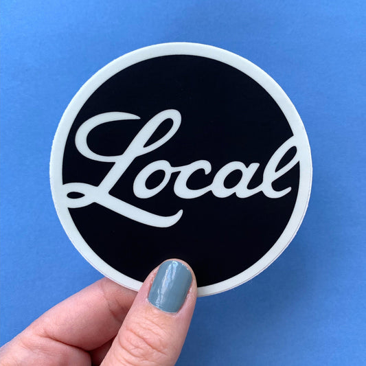 Local Script Vinyl Decal