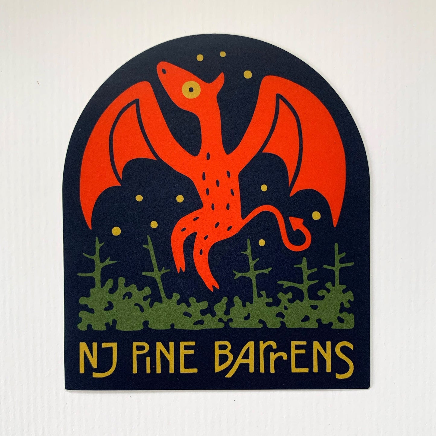 NJ The Birth of the Jersey Devil Vinyl Decal