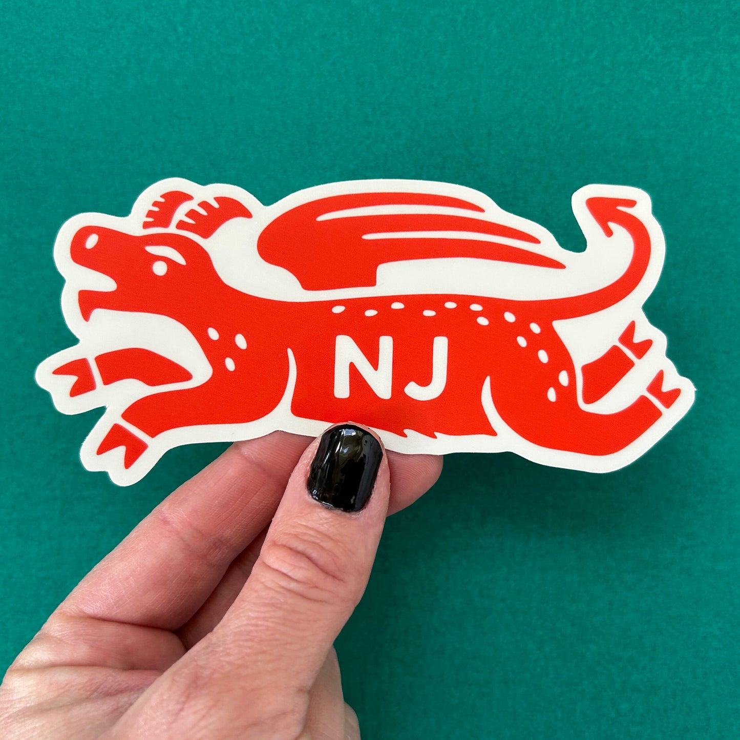 NJ Jersey Devil "The Flyer" Vinyl Decal