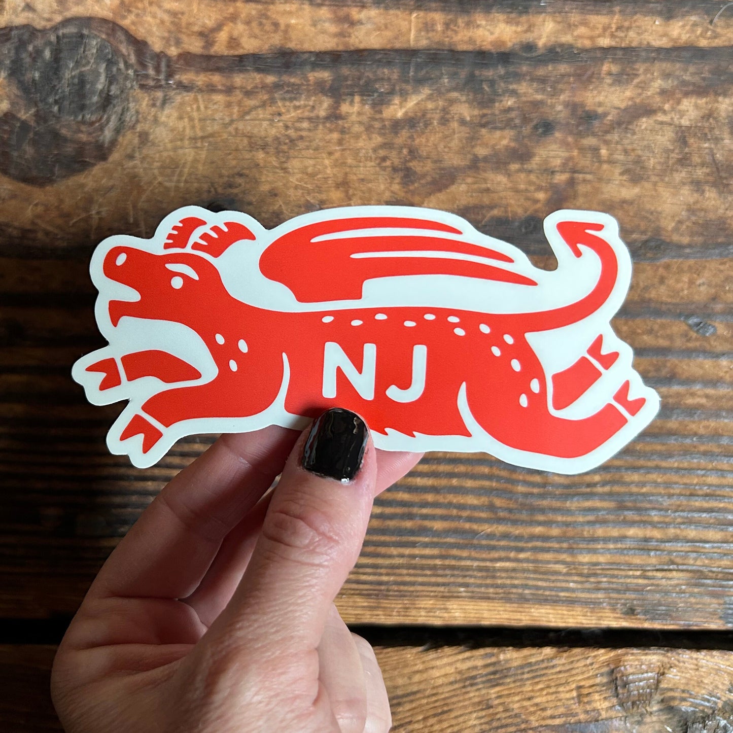 NJ Jersey Devil "The Flyer" Vinyl Decal