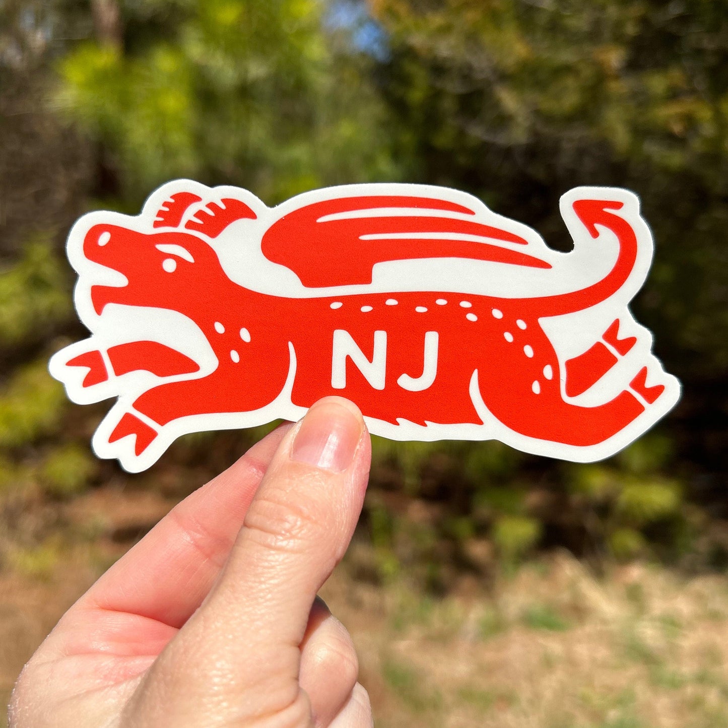 NJ Jersey Devil "The Flyer" Vinyl Decal