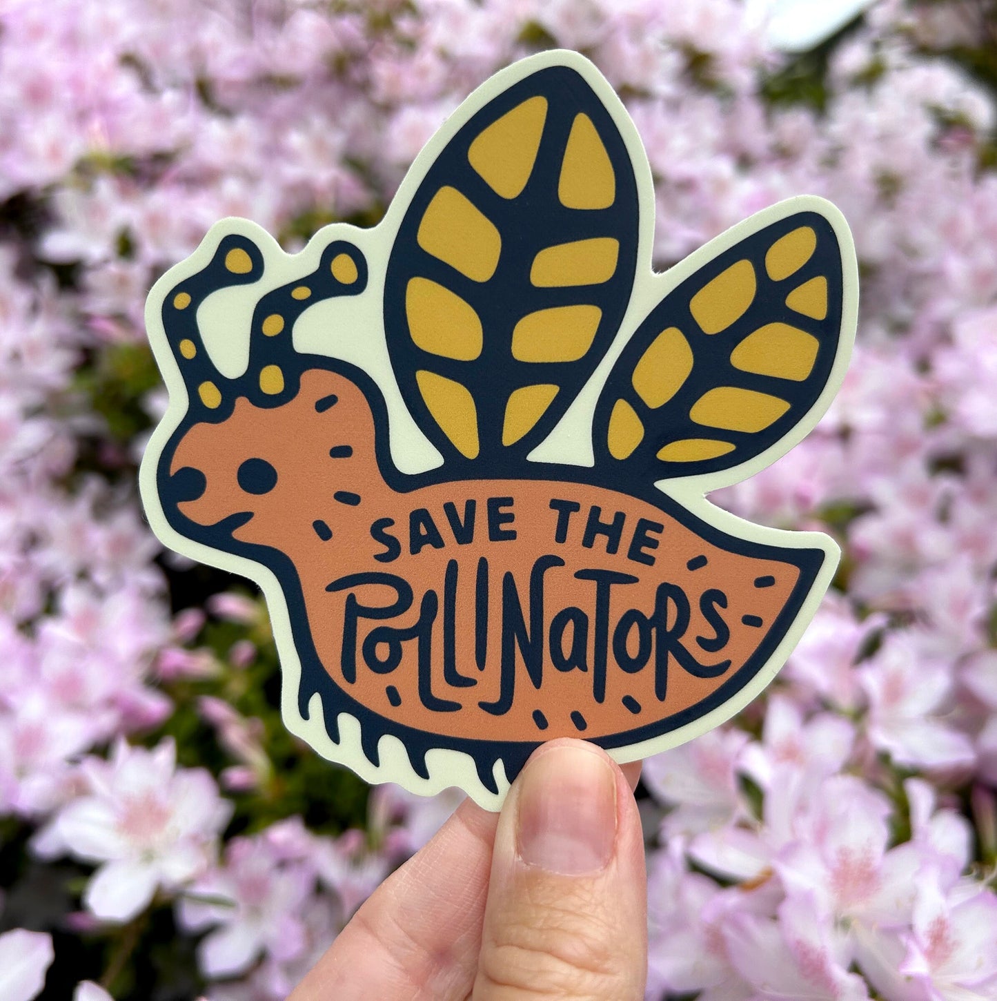 Environmentalism Save the Pollinators Vinyl Decal