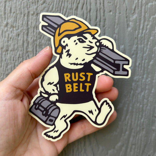 Rust Belt Groundhog Vinyl Decal