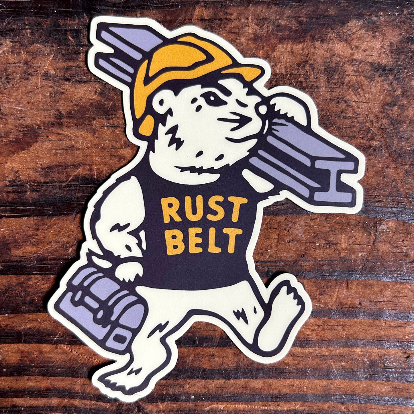 Rust Belt Groundhog Vinyl Decal