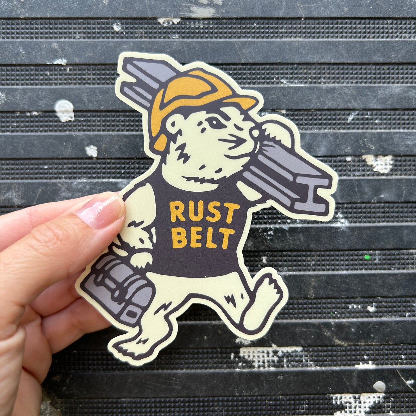 Rust Belt Groundhog Vinyl Decal