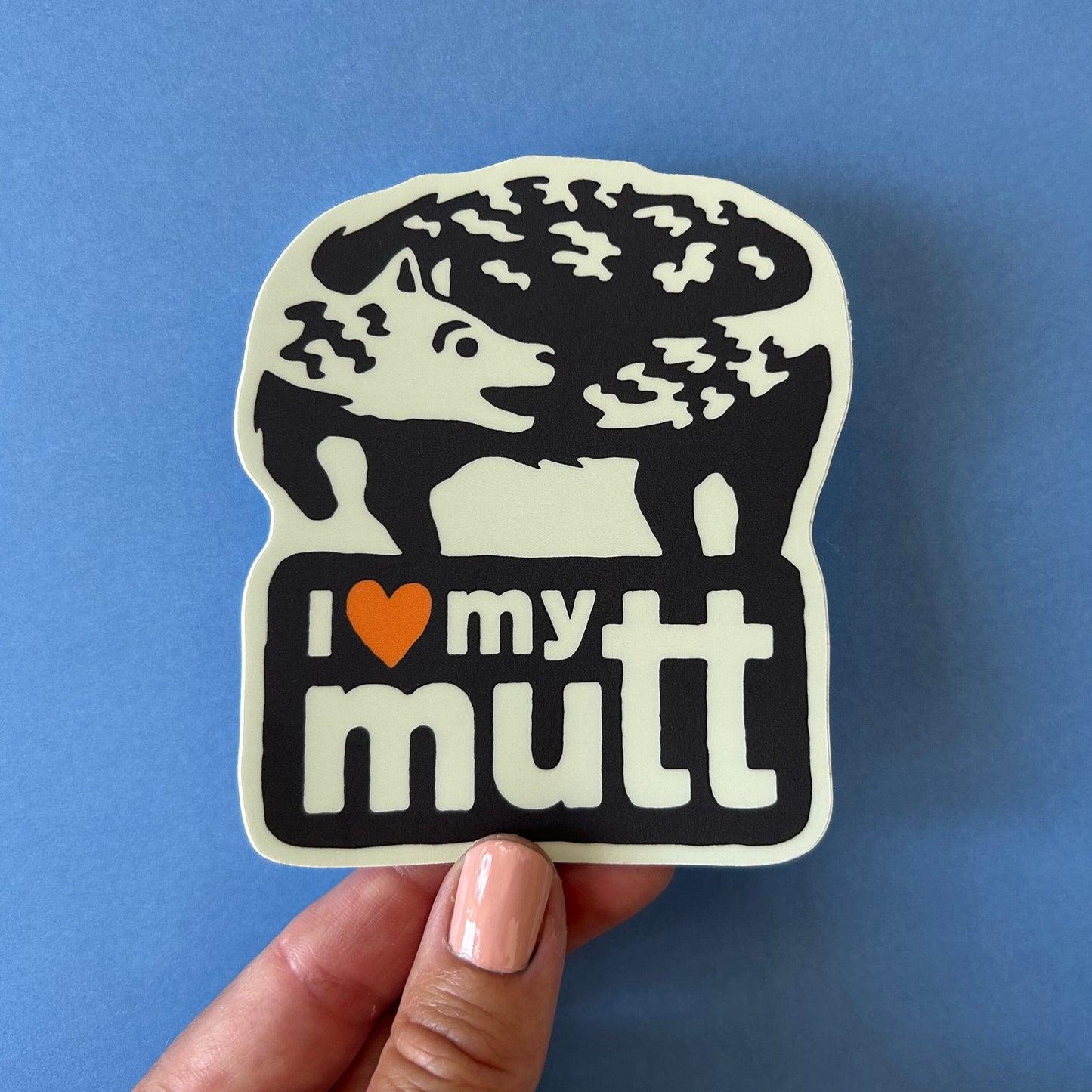 Adopt a Mutt Vinyl Decal