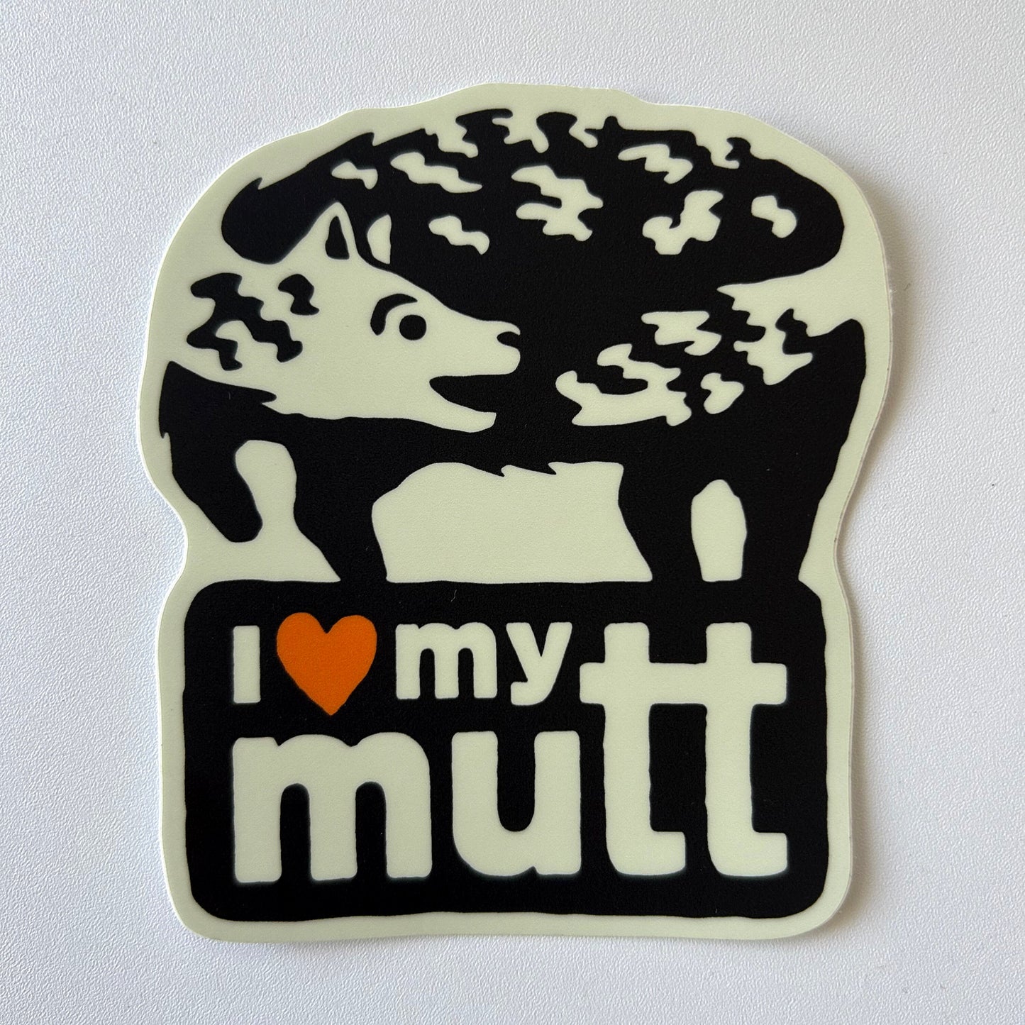 Adopt a Mutt Vinyl Decal