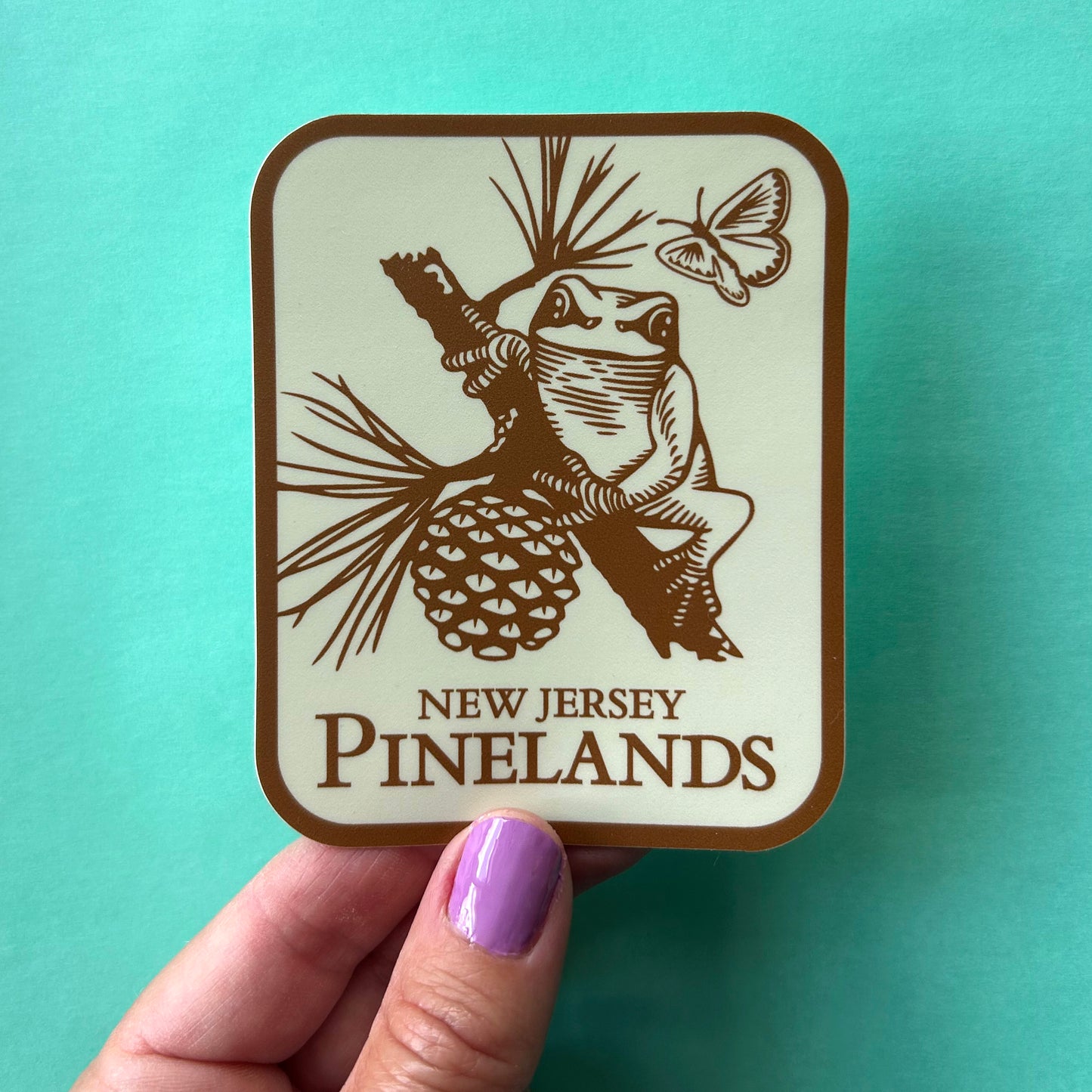 NJ New Jersey Pinelands Native Species Vinyl Decal