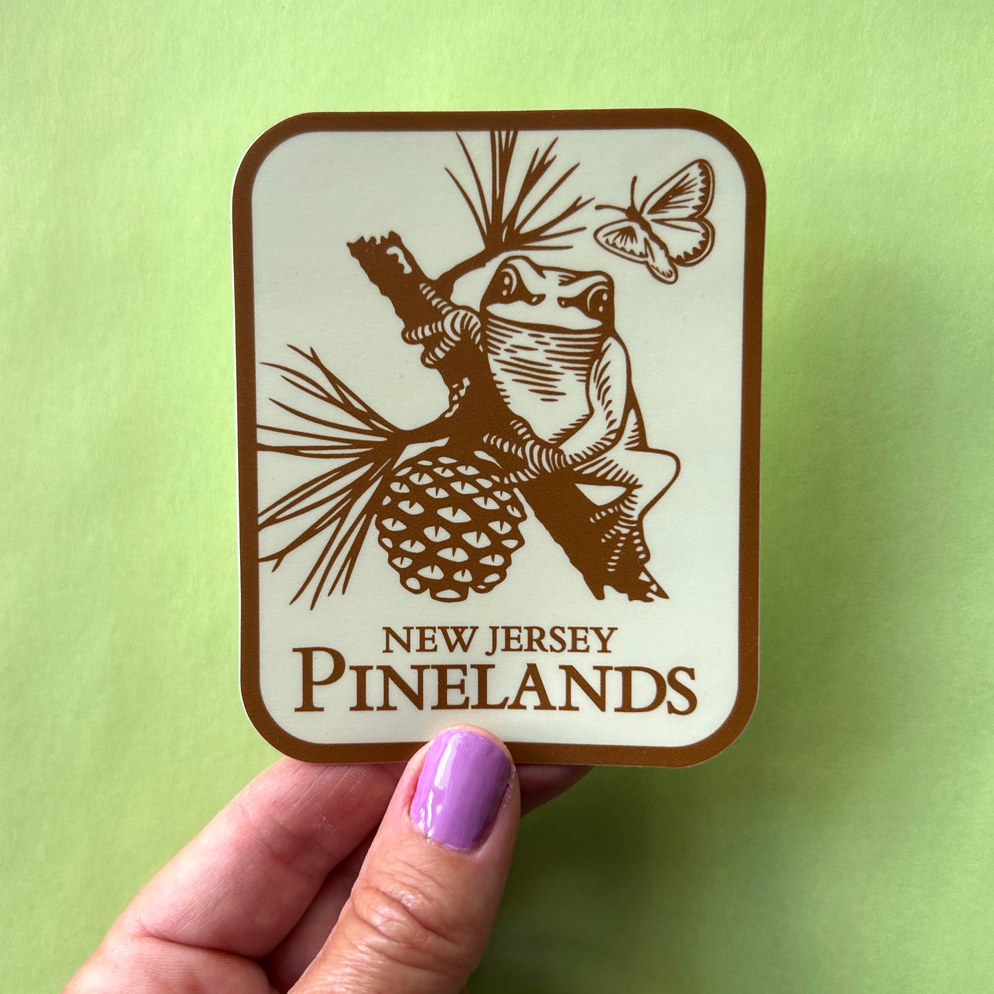 NJ New Jersey Pinelands Native Species Vinyl Decal