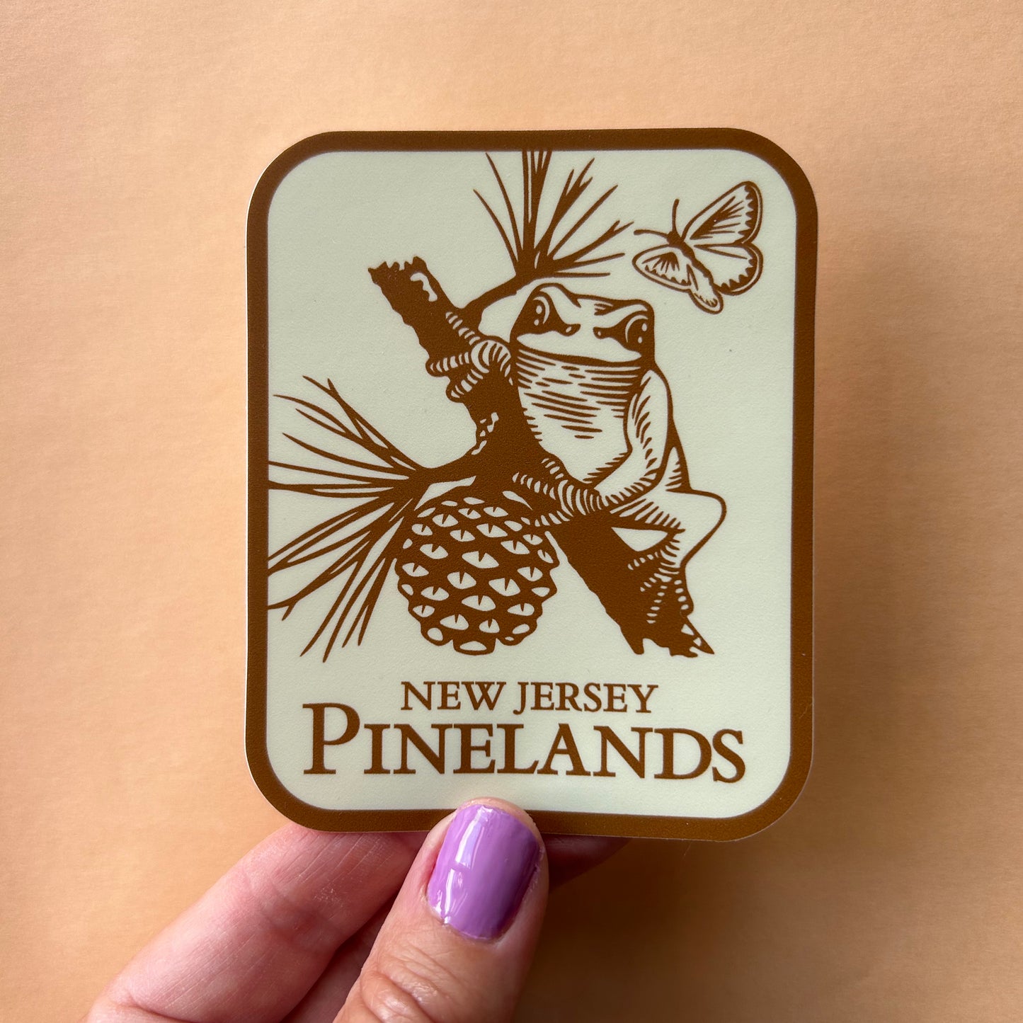 NJ New Jersey Pinelands Native Species Vinyl Decal